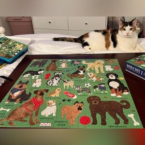 500 🧩 Dog Puzzle - Mudpuppy Jigsaw Puzzle - “Doodledogs”